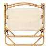 53*55*61cm Medium Size Aluminum Frame 600D Khaki Oxford Cloth Bearing 100kg Imitation Wood Grain Spray Paint Camping Chair Khaki